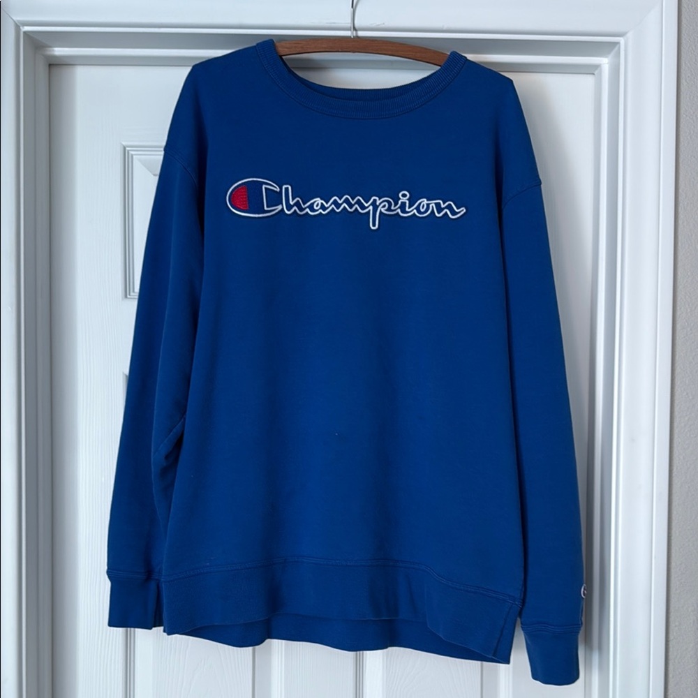 Champion Royal Blue Crewneck Sweatshirt